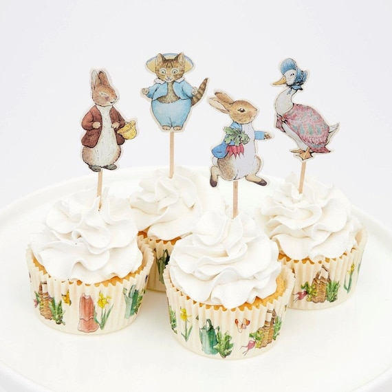 Peter Rabbit Theme Cupcakes