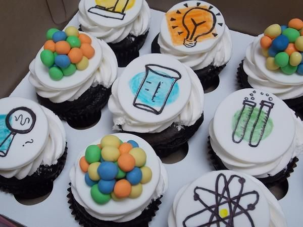 Science Themed Cupcakes