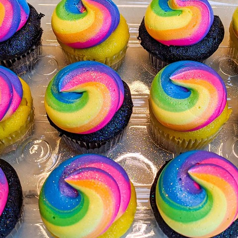 Disco Themed Cupcakes