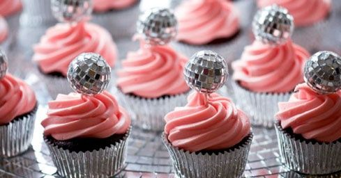 Disco Themed Cupcakes