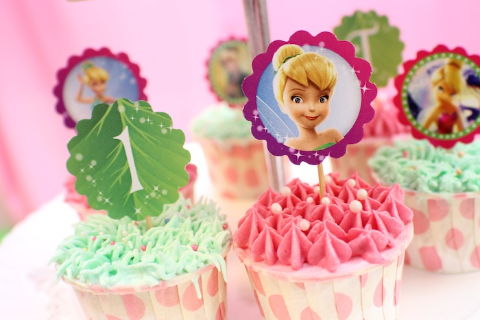 Tinker Bell Cupcakes