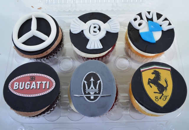 Ferrari Themed Cupcakes