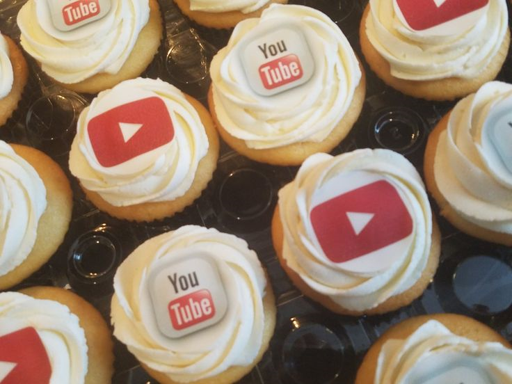 Youtube Themed Cupcakes