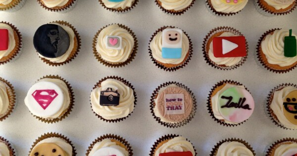 Youtube Themed Cupcakes