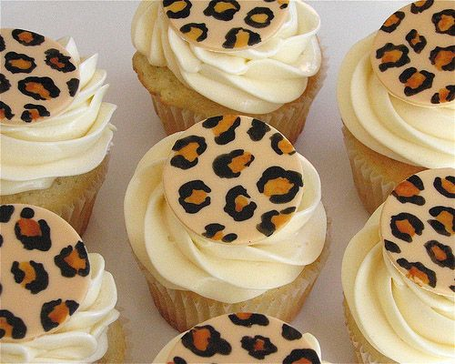 Leopard Themed Cupcakes