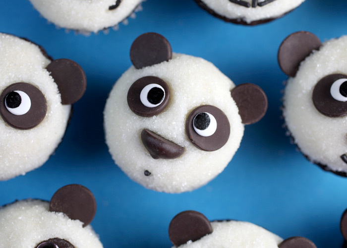 Panda Themed Cupcakes