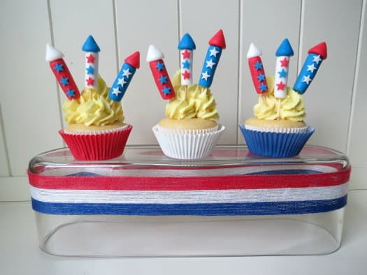 Rocket Themed Cupcakes