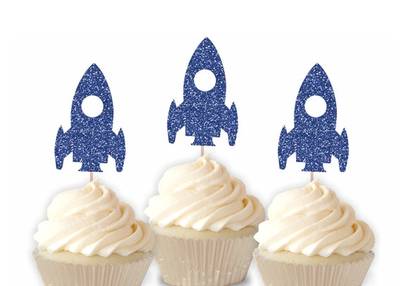 Rocket Themed Cupcakes