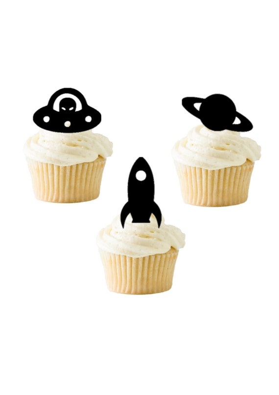 Rocket Themed Cupcakes