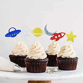 Rocket Themed Cupcakes