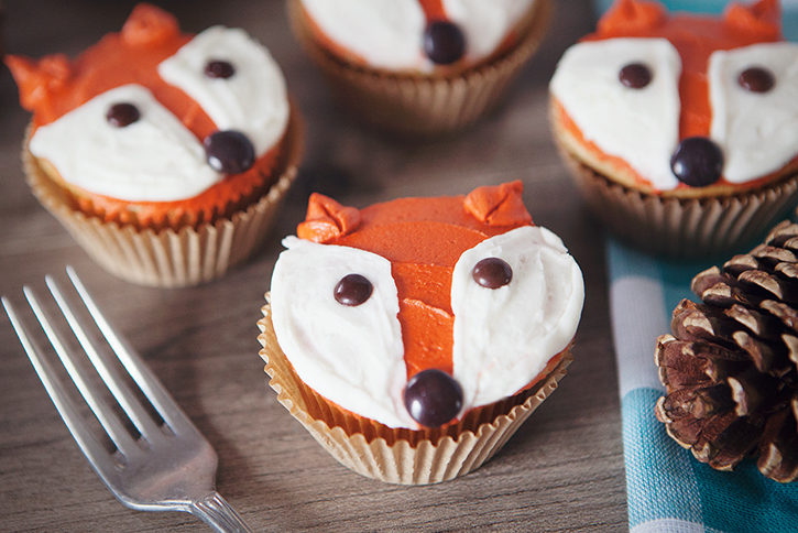 Fox Themed Cupcakes