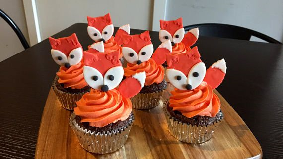 Fox Themed Cupcakes