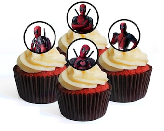 Deadpool Cupcakes