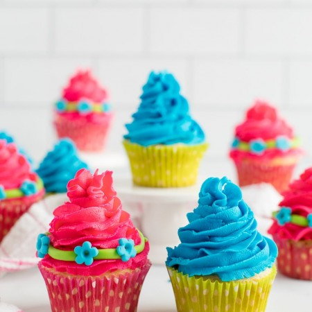 Trolls Cupcakes