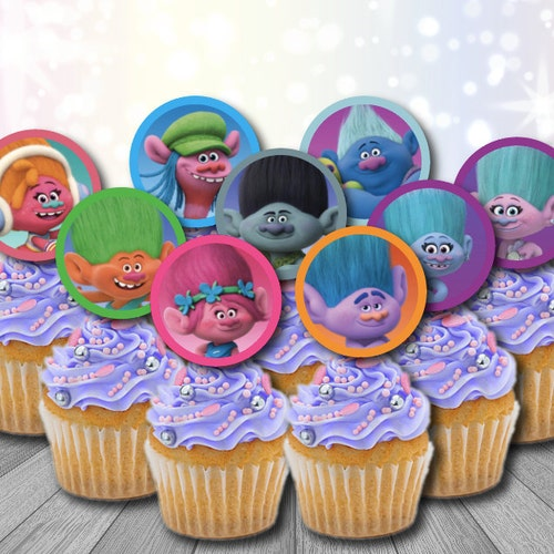 Trolls Cupcakes