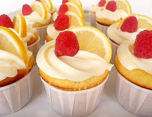 Fresh Fruit Cupcakes