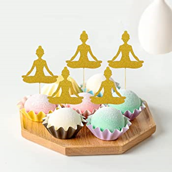 Yoga Themed Cupcakes