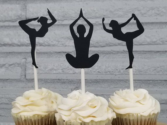 Yoga Themed Cupcakes