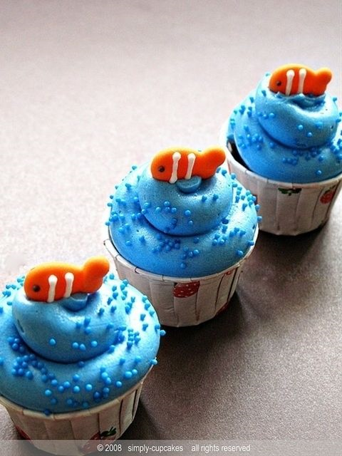 Fishing Cupcakes