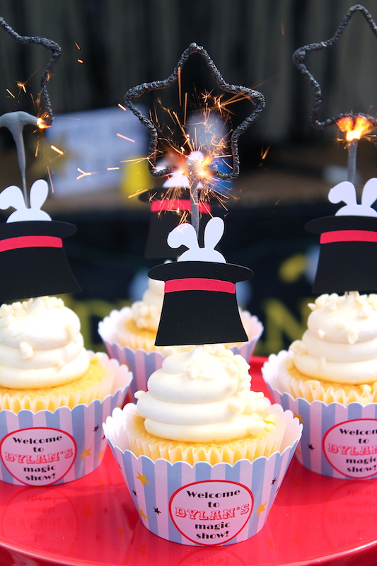 Magician Themed Cupcakes