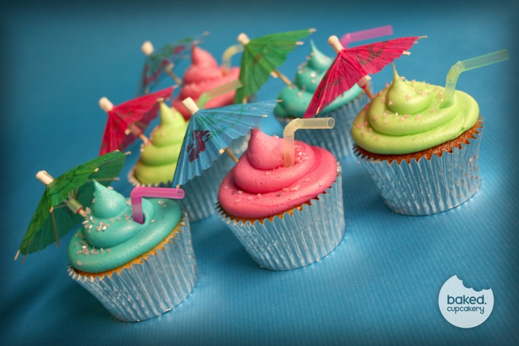 Cocktail Themed Cupcakes