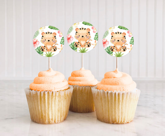 Tiger Themed Cupcakes