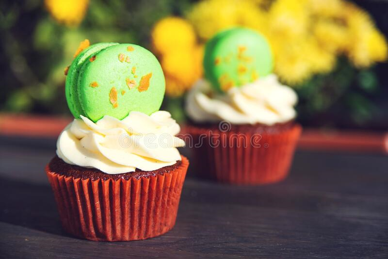 Macaroons Cupcakes