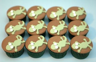 Lizard Cupcakes