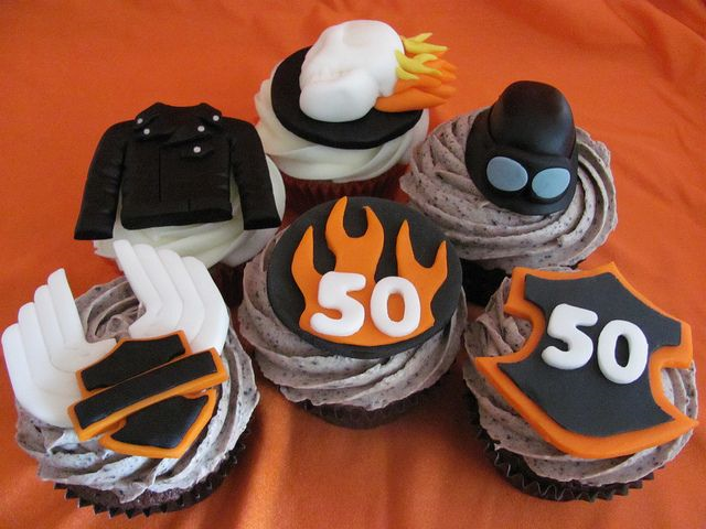 Harley  Davidson Cupcakes