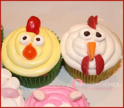 Chicken Themed  Cupcakes