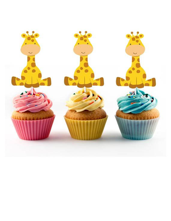 Giraffe Cupcakes