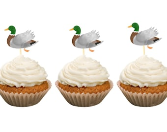 Duck Themed Cupcakes