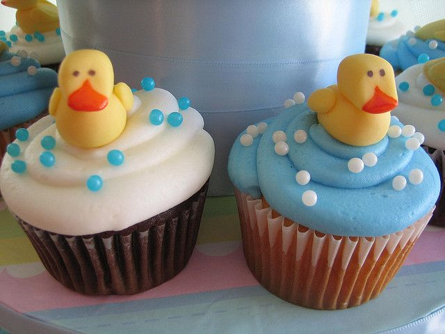 Duck Themed Cupcakes