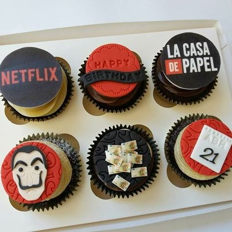 Money Heist Cupcakes