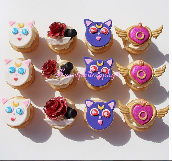 Sailor Moon Cupcakes