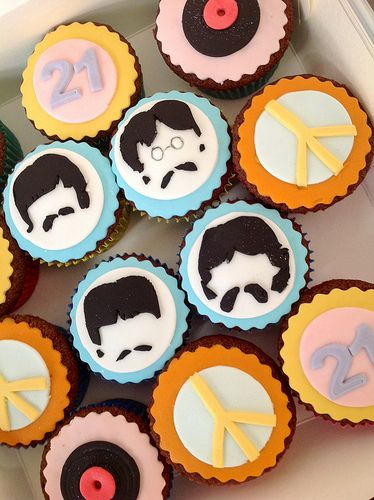 Beatles Cupcakes