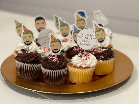 Drake Themed Cupcakes