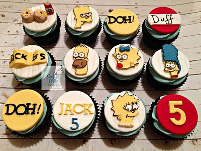 Simpson Cupcakes