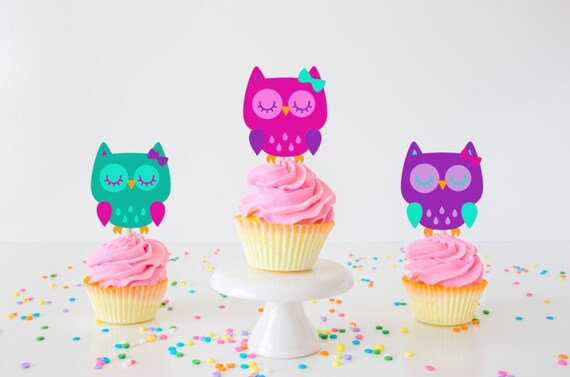 Owl Themed Cupcakes