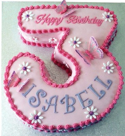 3rd Birthday Cake For Girls