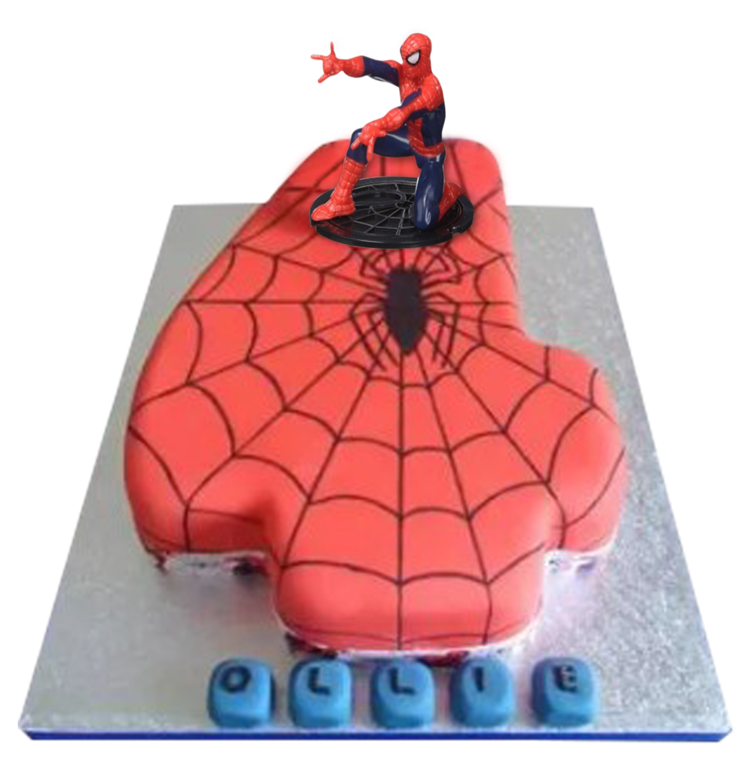 Spiderman 4th Happy Birthday Cake For Kids