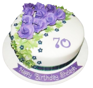 70th Birthday Cake For Women