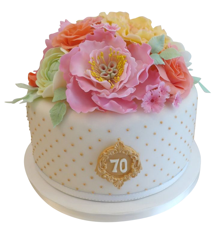 70th birthday Cake for her