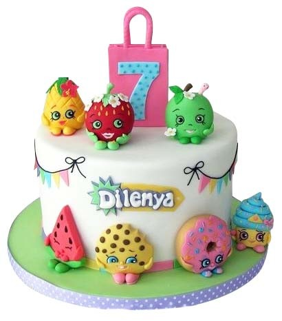 7th Birthday Cake For Girls