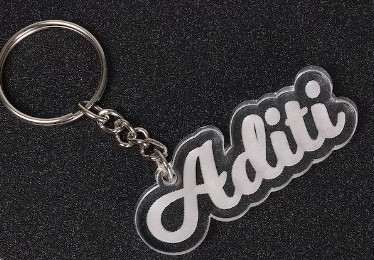 Acrylic Name Keychain