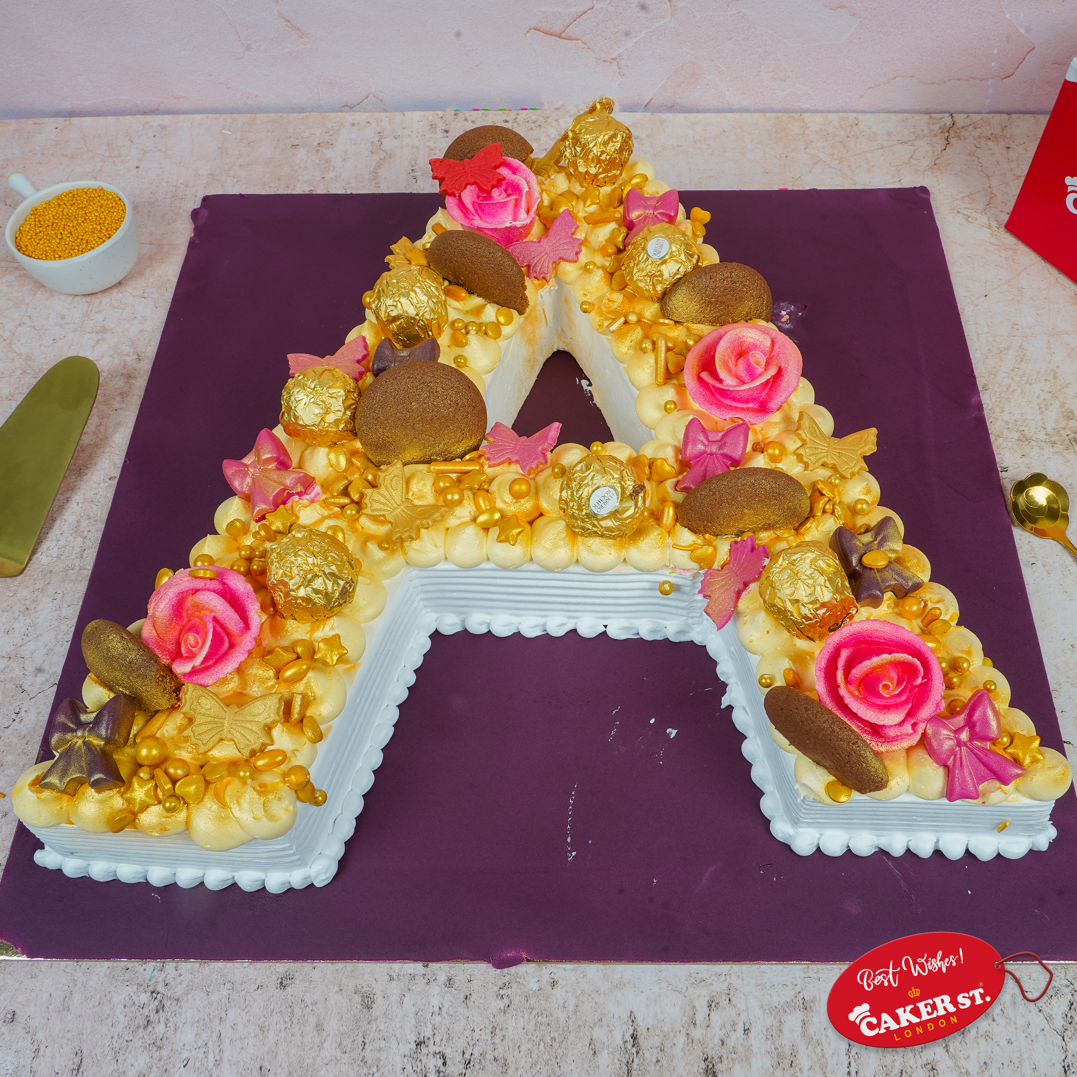 Adorable ferro Rocher Cake