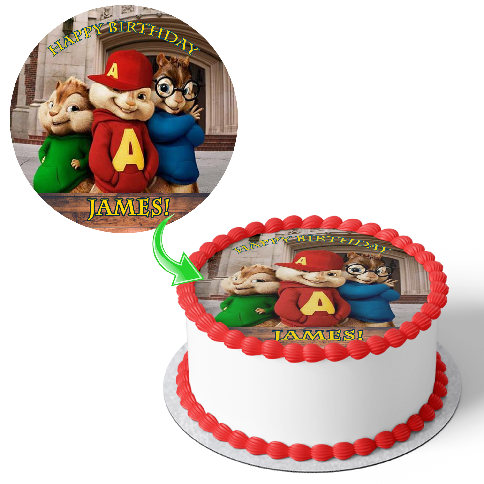 Alvin and the chipmunk cake