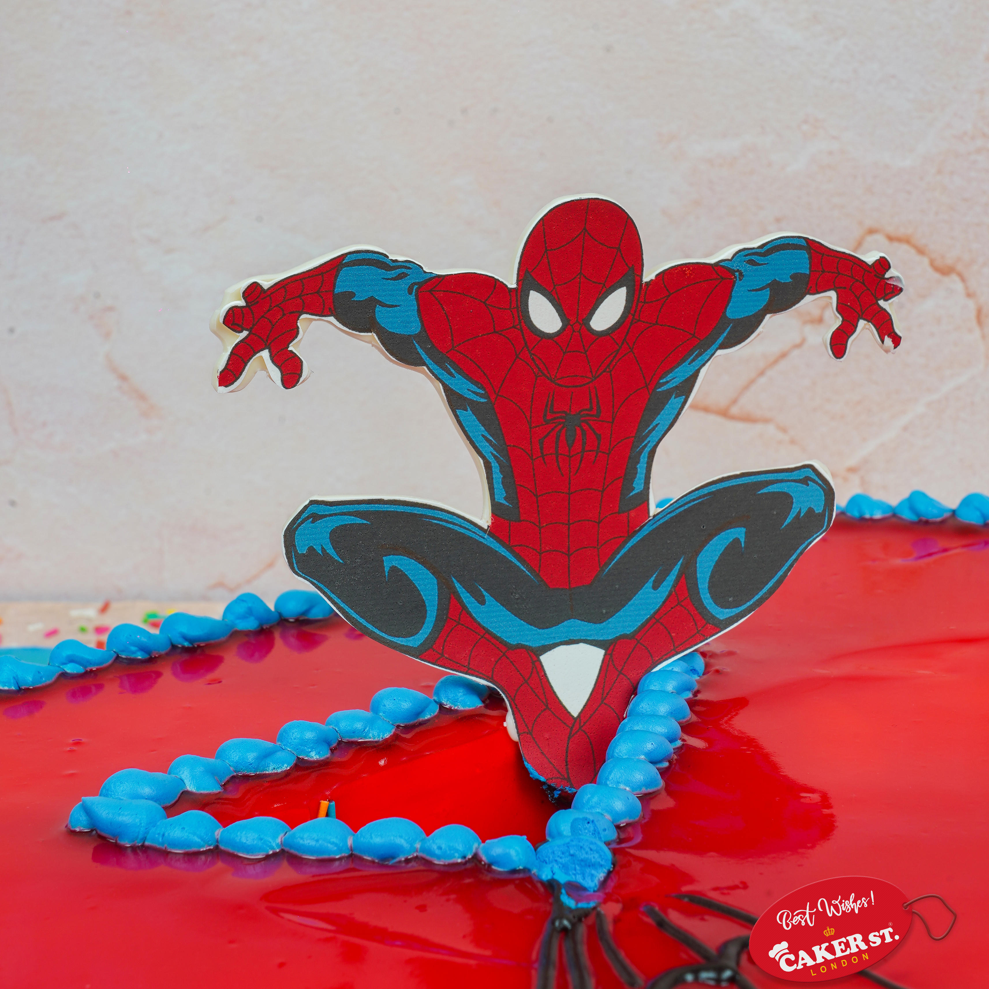 Amazing Spiderman number Four Cake