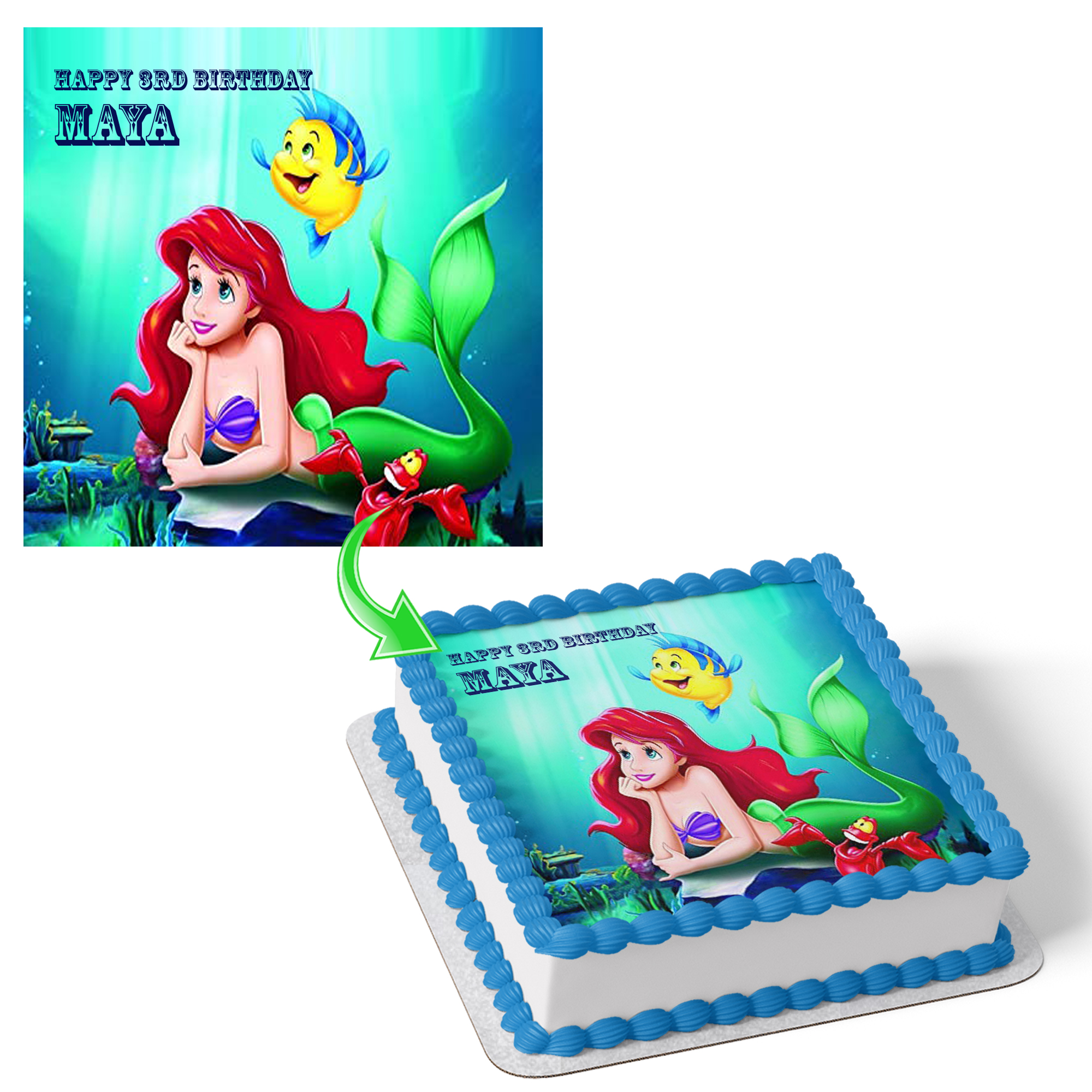 Ariel Cake