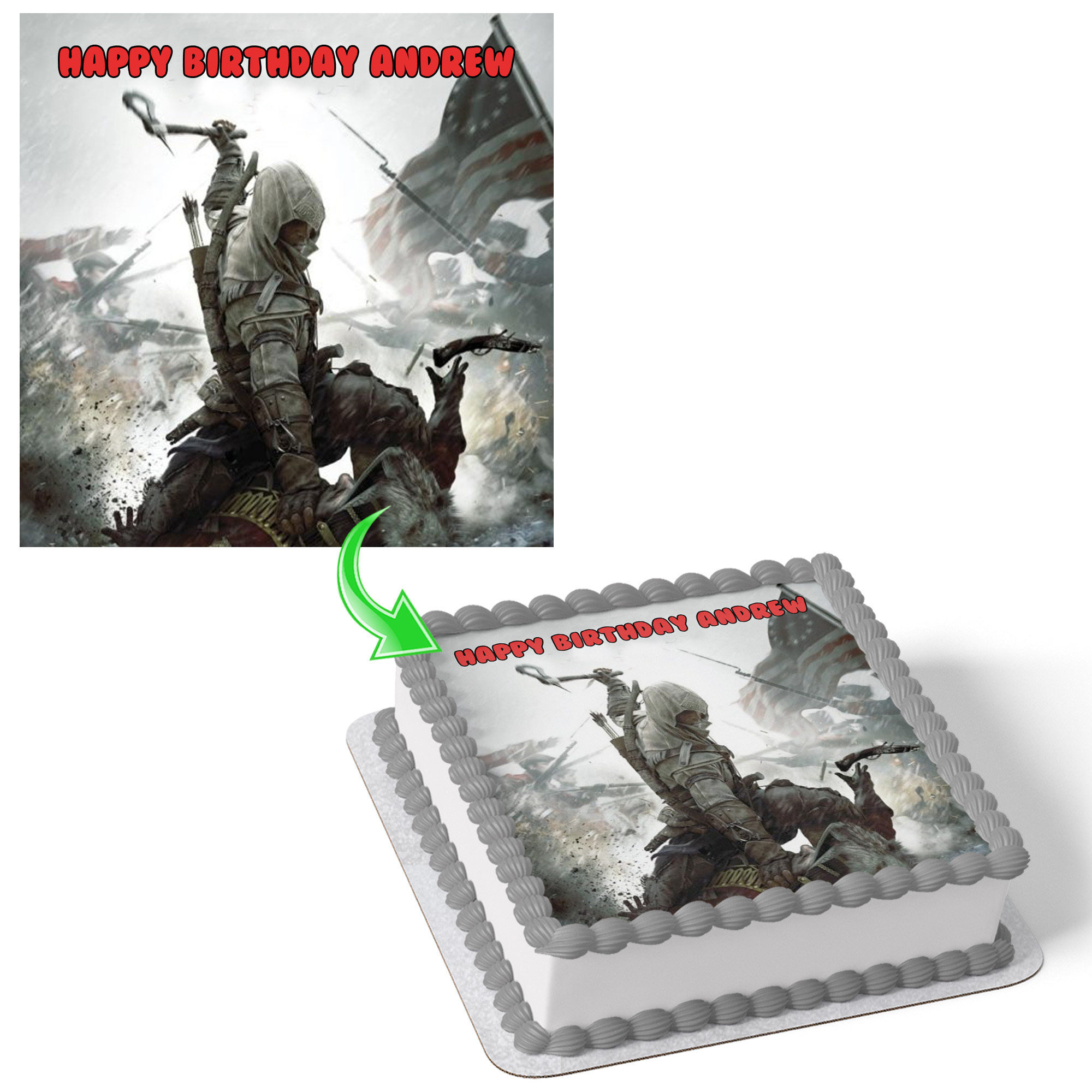 Assassin creeds cake